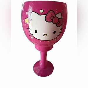 Hello Kitty Pink Glass 40 Ounce Goblet